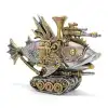 Steampunk Polyester Tasarım Balık Figürü