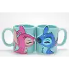 Stitch Ve Angel 3D Figürlü Çift Kupa Bardak Seti