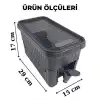 Su ve Meşrubat Sebili - Buzdolabı Uyumlu - Musluklu - Kapaklı