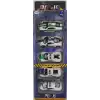 Sürtmeli Die Cast 5Li Metal Polis Araçları
