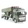 Sürtmeli Die Cast Metal Roketatar Rampalı Askeri Kamyon