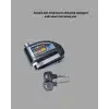 Suya Dayanıklı 110dB Alarmlı Çelik Disk Kilidi