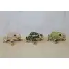 Swarovski Taşlı Minik Figür - Kurbağa Model 2