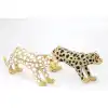 Swarovski Taşlı Tekli Leopar Model 1