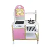 T1012 AHŞAP MUTFAK PEMBE LEDSİZ