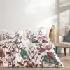 Taç Çift Kişilik Ranforce Nevresim Takımı Daisy Ekru