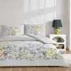 Taç Çift Kişilik Ranforce Nevresim Takımı Fiora Gri