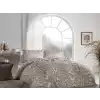 Taç Ranforce Tek Kişilik Nevresim Takımı Edgar Kahve