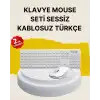 Tam Boy Kablosuz Klavye Mouse Seti - Gelişmiş Bağlantı ve Sessiz Performans
