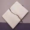 Tarihsiz Ajanda Defter Beyaz Gri Renk