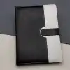 Tarihsiz Ajanda Defter Siyah Beyaz Renk