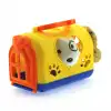 Taşıma Çantalı Peluş Sarı Yavru Köpek