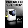 Taşınabilir Android Projeksiyon Wifi Destekli 4K Multimedia Tabanlı Ev Ve Ofis Tipi