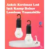 Taşınabilir Sıcak Işık Yayan Kamp Lambası