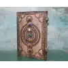 Taşlı Deri Defter Model 13