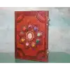 Taşlı Deri Defter Model 14