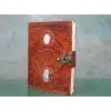 Taşlı Deri Defter Model 2