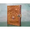 Taşlı Deri Defter Model 4