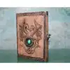 Taşlı Deri Defter Model 8