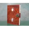 Taşlı Deri Defter Model 9