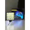 Tepe Lambası Çalışma Lambası Sis Lambası 16 Led Beyaz Led Işık