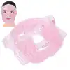 Terapi Jel Yüz Maskesi Soğuk Ve Sıcak Boncuklu Ayarlanabilir Maske (Pembe)