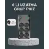 Termal Akım Korumalı 6’lı Uzatma Priz Usb Type-c Hızlı Şarj 2500w
