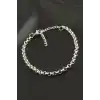 Ters Düz Zincir Çelik Bileklik