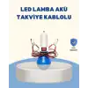 Timsah Kıskaçlı 12V LED Ampul Kamp ve Acil Durum Lambası