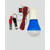 Timsah Kıskaçlı 12V LED Ampul Kamp ve Acil Durum Lambası