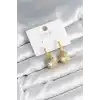 Top Yıldız Model Zirkon Taşlı Kadın Küpe