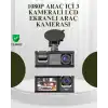 TA-01 G-Sensörlü 3lü Kayıtlı Araç Kamerası