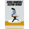Tripod Telefon Tutucu Kumandalı Mikrofon Led Işık Vlog Video Kayıt