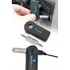 Tüm Cihazlara Uyumlu Bluetooth Aux Araç Kiti Siyah