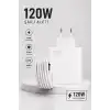 Turbo Hızlı Şarj Destekli 120W USB-C Şarj Seti