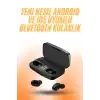 TWS Bluetooth Kulaklık 5.0 Bluetooth Bağlantılı Dokunmatik Kontrol Özelliği