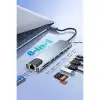 Type C Girişli 8 Port Dönüştürücü Ve Çoklayıcı