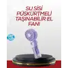 Type-C Şarjlı Taşınabilir Su Buharlı Mini Vantilatör