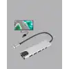Type‑C Dönüştürücü – 2×USB3.0, SD/MS, 4K HDMI & RJ45 ile Profesyonel Kullanım
