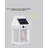 Üç Modlu Güneş Enerjili Duvar Lambası 1800mah Bataryalı Ve Hareket Sensörlü