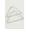 Üçgen Halka Küpe 6 cm