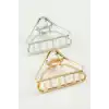 Üçgen Metal Mandal Toka 4 cm