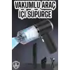 Üflemeli Güçlü Vakumlu Ev Ofis Araç Süpürgesi El Süpürgesi Şarjlı
