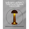 USB Şarjlı Dokunmatik LED Masa Lambası – 3 Renk Modu & Dimmer
