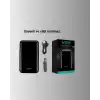 USB Şarjlı Traş Makinesi – Piston + Ağ Başlık, 600 mAh Batarya