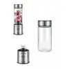 USB Type C Şarjlı Cam Blender 6 Bıçaklı Smoothie ve Shake Blender