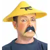 Uzak Doğu Asyalı Şapkası Sarı Renk