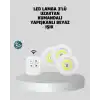 Uzaktan Kumandalı 3’lü Ayarlanabilir Spot Led Işık Seti