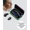 Uzun Pil Ömürlü E10 Powerbank Bluetooth Kulaklık LED Gösterge