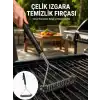 Uzun Saplı Paslanmaz Çelik Izgara Temizlik Fırçası Yeni Nesil